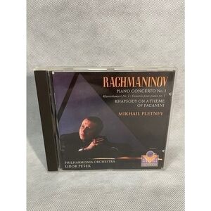 CD Rachmaninov, M.Pletnev - Piano Concerto No.1 /Rhapsody On A Theme Of Paganini